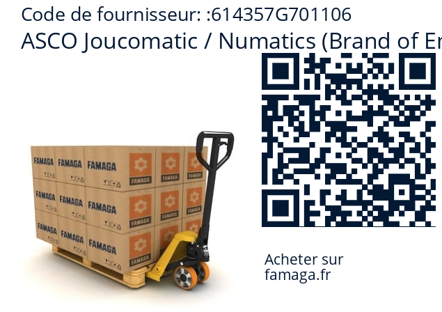   ASCO Joucomatic / Numatics (Brand of Emerson) 614357G701106