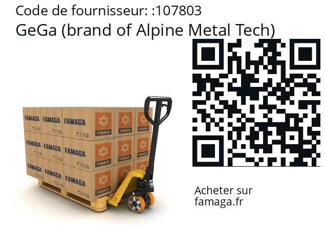  GeGa (brand of Alpine Metal Tech) 107803
