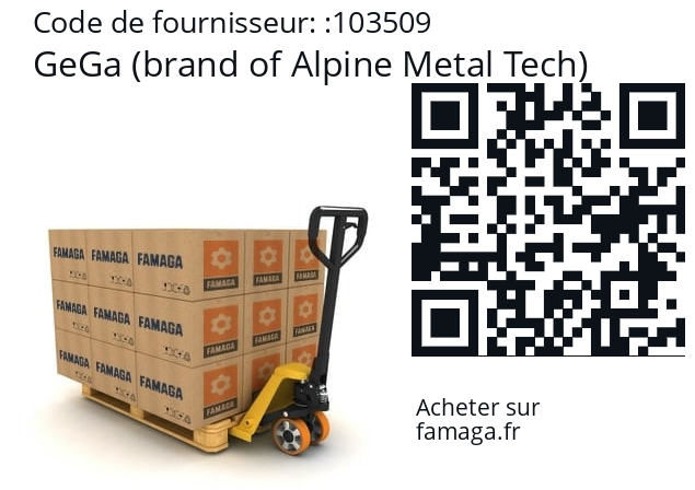   GeGa (brand of Alpine Metal Tech) 103509