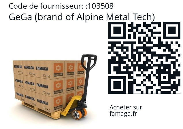   GeGa (brand of Alpine Metal Tech) 103508
