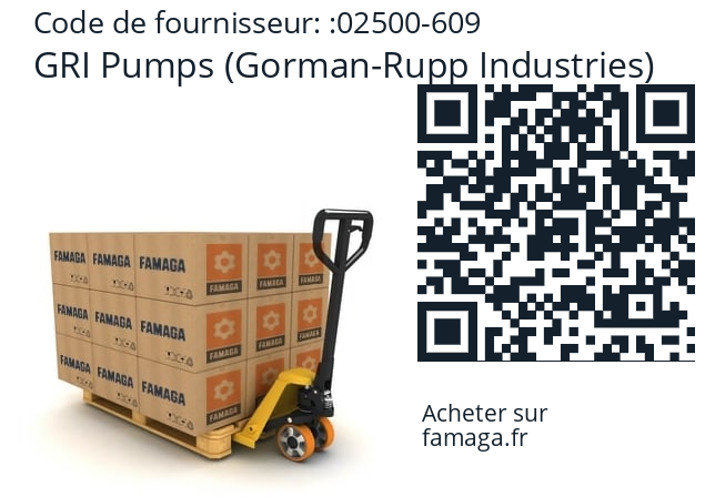   GRI Pumps (Gorman-Rupp Industries) 02500-609