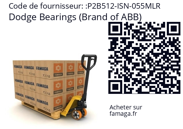   Dodge Bearings (Brand of ABB) P2B512-ISN-055MLR