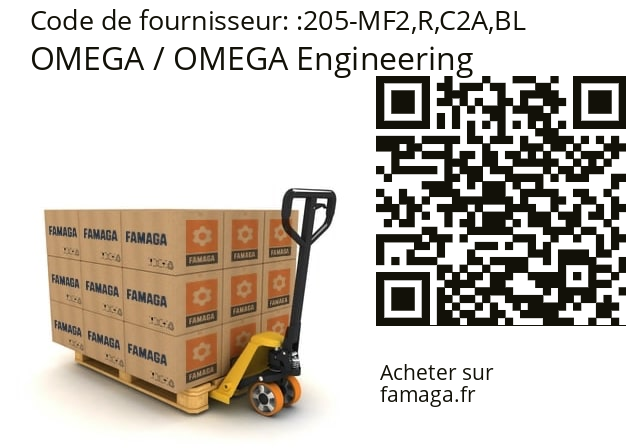   OMEGA / OMEGA Engineering 205-MF2,R,C2A,BL