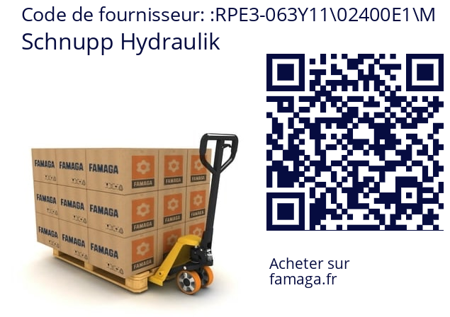   Schnupp Hydraulik RPE3-063Y11\02400E1\M